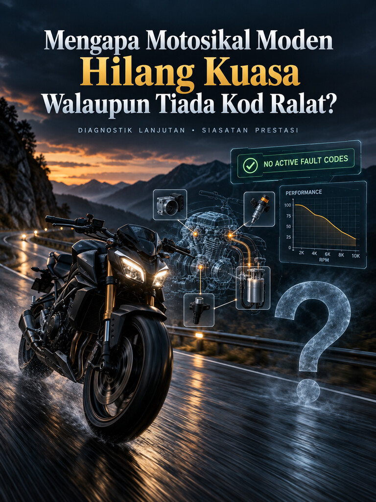 Mengapa Motosikal Moden Hilang Kuasa Walaupun Tiada Kod Ralat?