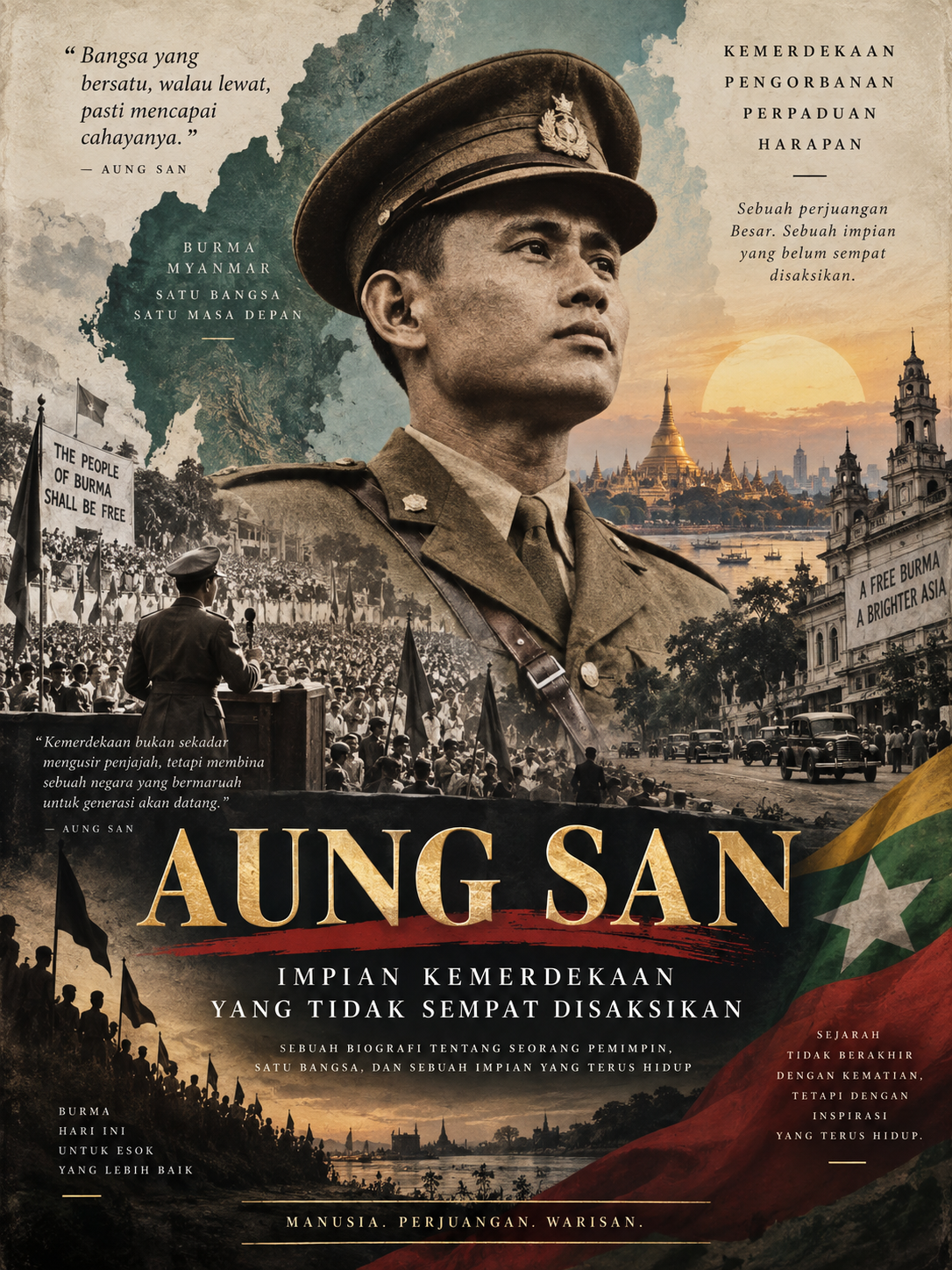 Aung San: Impian Kemerdekaan yang Tidak Sempat Disaksikan