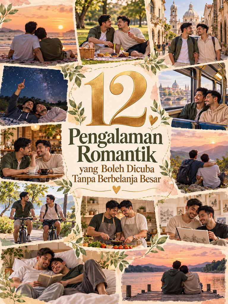 12 Pengalaman Romantik yang Boleh Dicuba Tanpa Berbelanja Besar