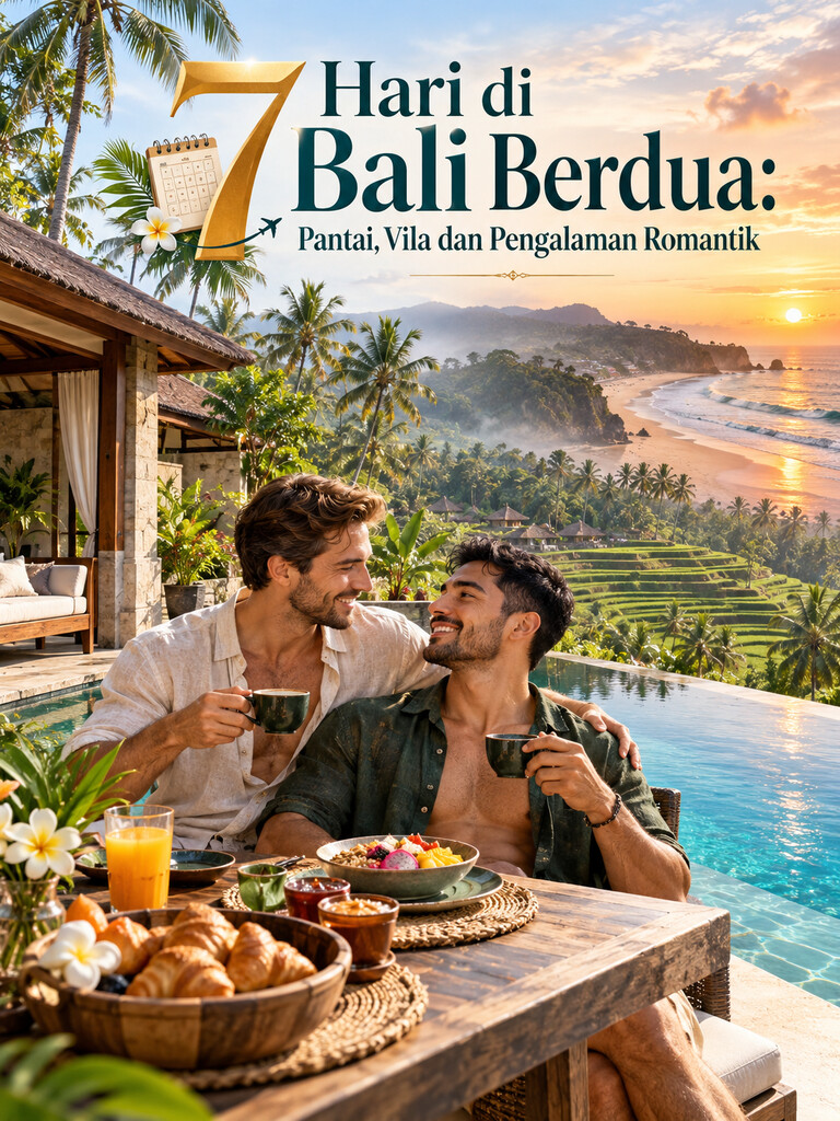 7 Hari di Bali Berdua: Pantai, Vila dan Pengalaman Romantik