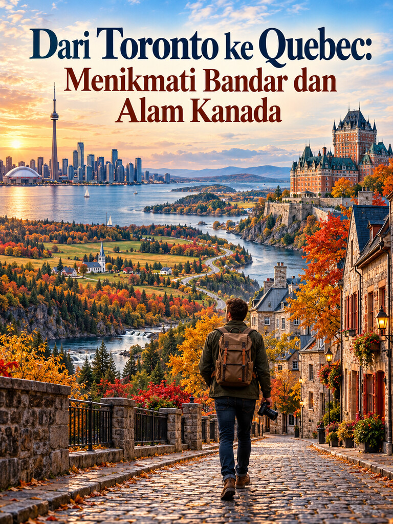 Dari Toronto ke Quebec: Menikmati Bandar dan Alam Kanada