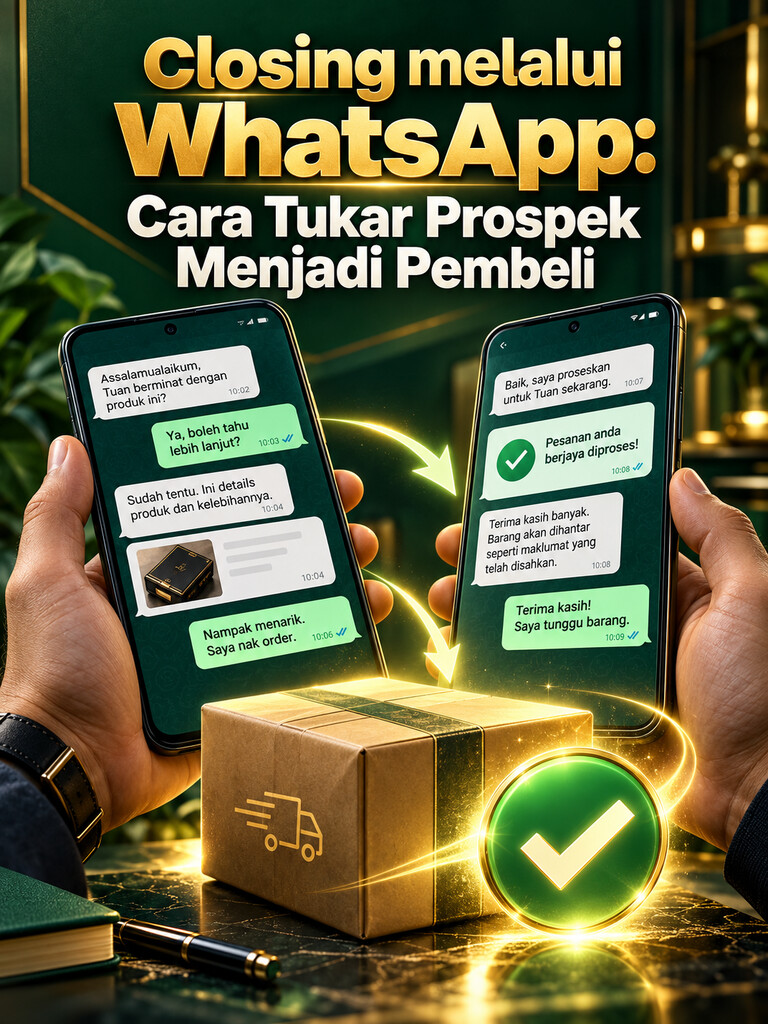 Closing melalui WhatsApp: Cara Tukar Prospek Menjadi Pembeli