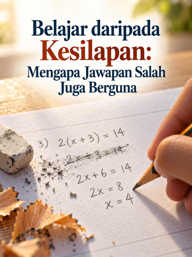 Belajar daripada Kesilapan: Mengapa Jawapan Salah Juga Berguna