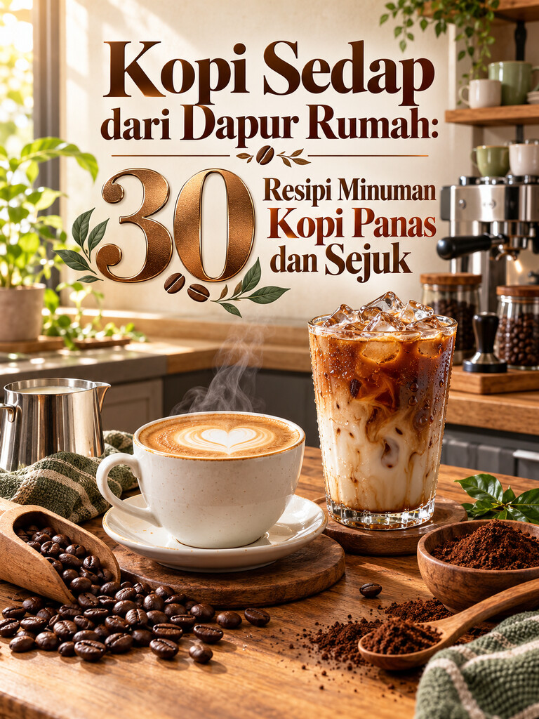 Kopi Sedap dari Dapur Rumah: 30 Resipi Minuman Kopi Panas dan Sejuk