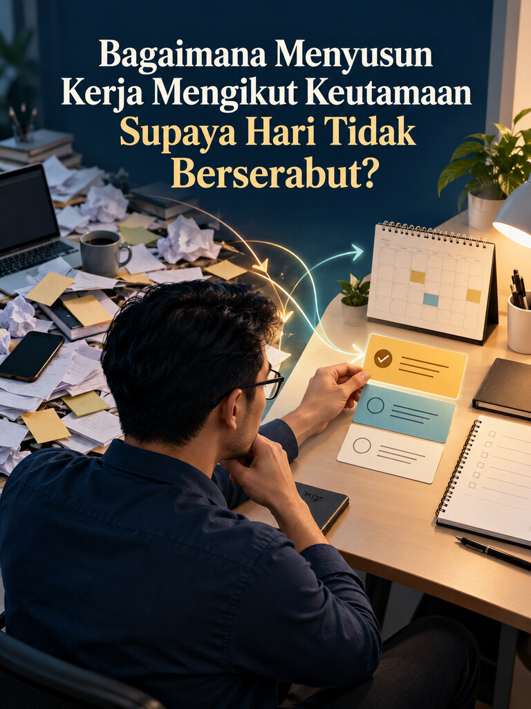 Bagaimana Menyusun Kerja Mengikut Keutamaan Supaya Hari Tidak Berserabut?