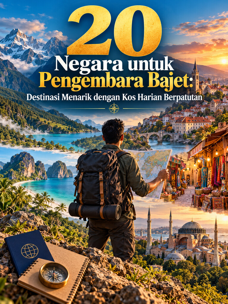 20 Negara untuk Pengembara Bajet: Destinasi Menarik dengan Kos Harian Berpatutan