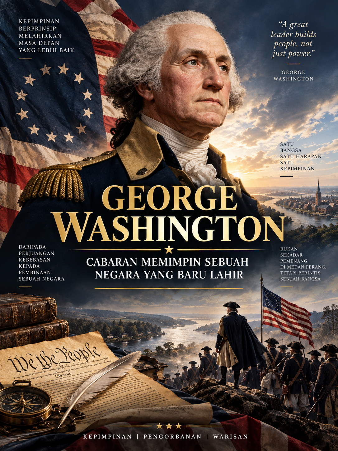 George Washington: Cabaran Memimpin Sebuah Negara yang Baru Lahir
