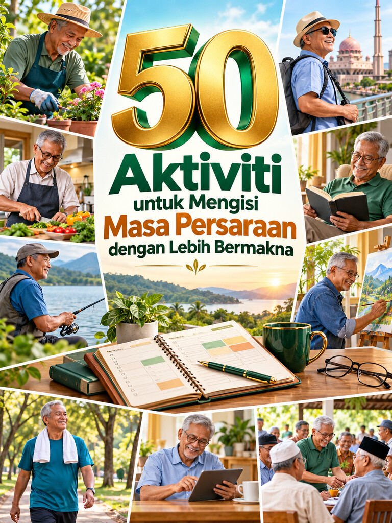 50 Aktiviti untuk Mengisi Masa Persaraan dengan Lebih Bermakna