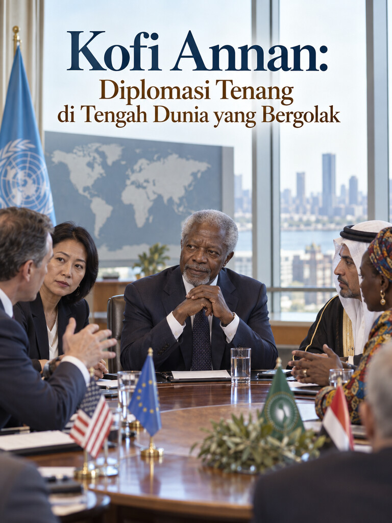 Kofi Annan: Diplomasi Tenang di Tengah Dunia yang Bergolak