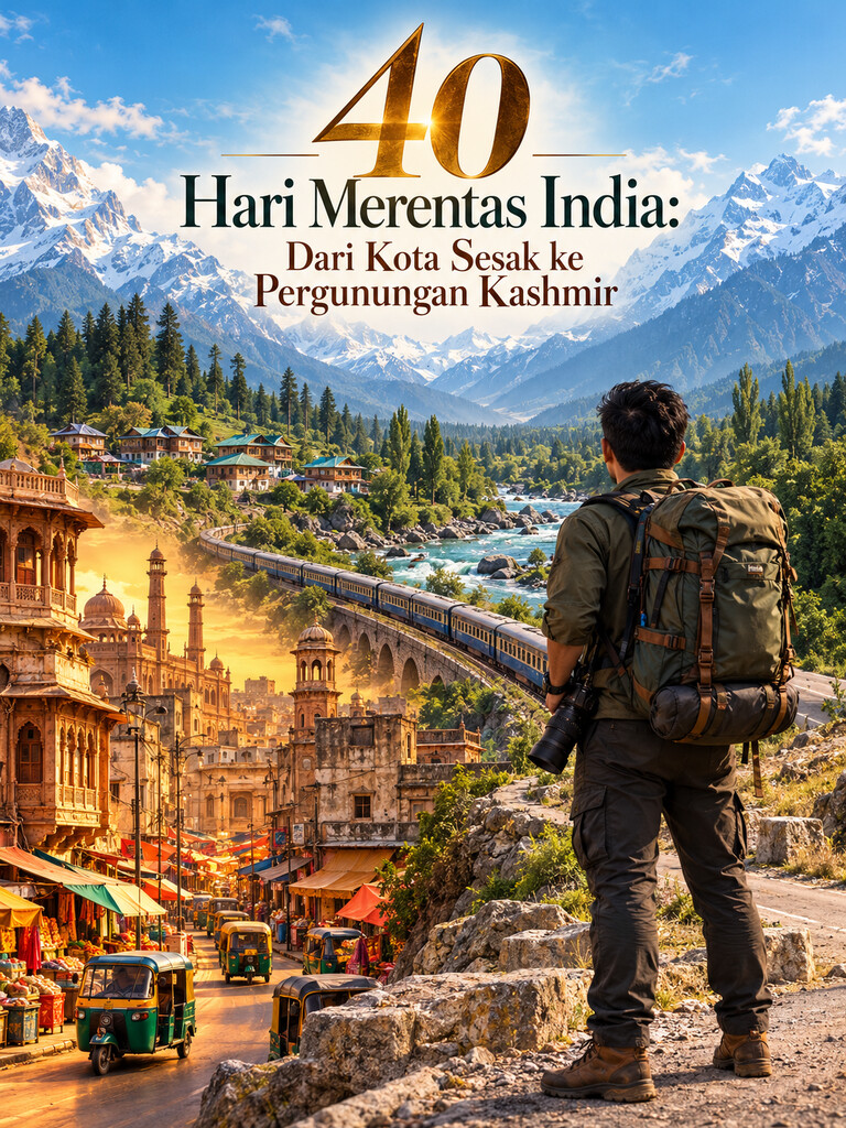 40 Hari Merentas India: Dari Kota Sesak ke Pergunungan Kashmir