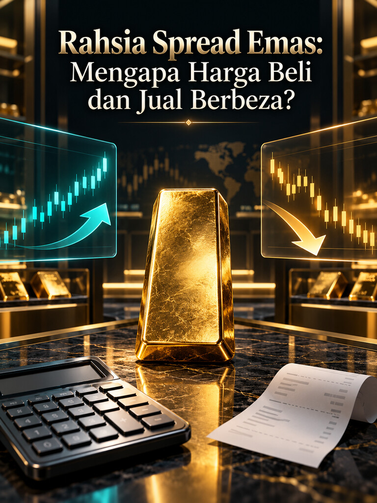 Rahsia Spread Emas: Mengapa Harga Beli dan Jual Berbeza?