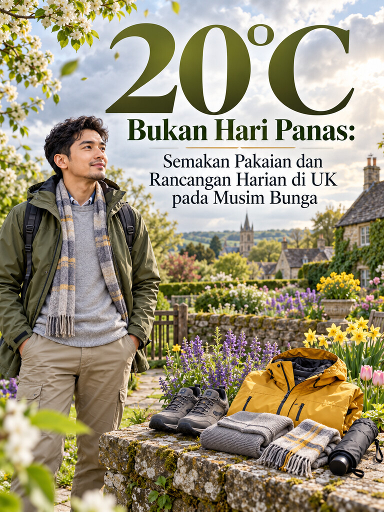 20°C Bukan Hari Panas: Semakan Pakaian dan Rancangan Harian di UK pada Musim Bunga