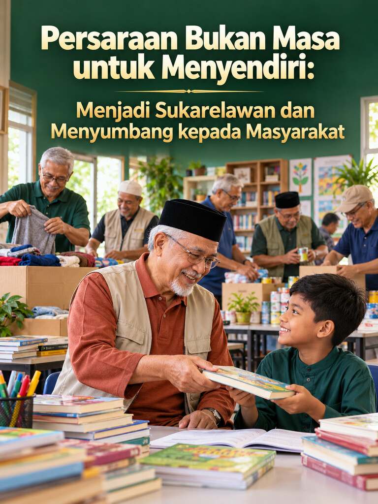 Persaraan Bukan Masa untuk Menyendiri: Menjadi Sukarelawan dan Menyumbang kepada Masyarakat