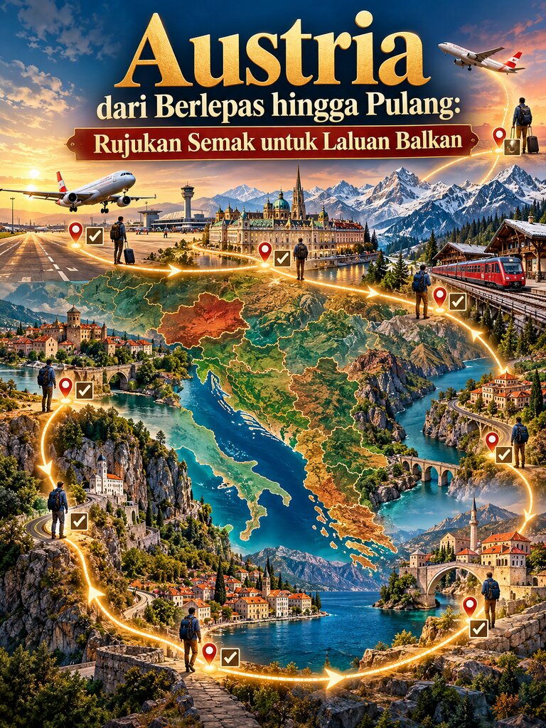 Austria dari Berlepas hingga Pulang: Rujukan Semak untuk Laluan Balkan
