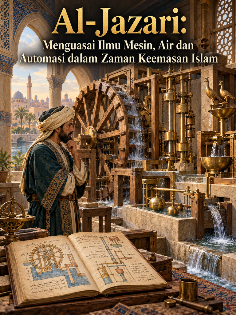 Al-Jazari: Menguasai Ilmu Mesin, Air dan Automasi dalam Zaman Keemasan Islam