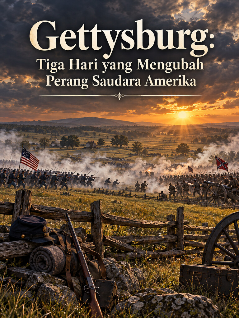 Gettysburg: Tiga Hari yang Mengubah Perang Saudara Amerika