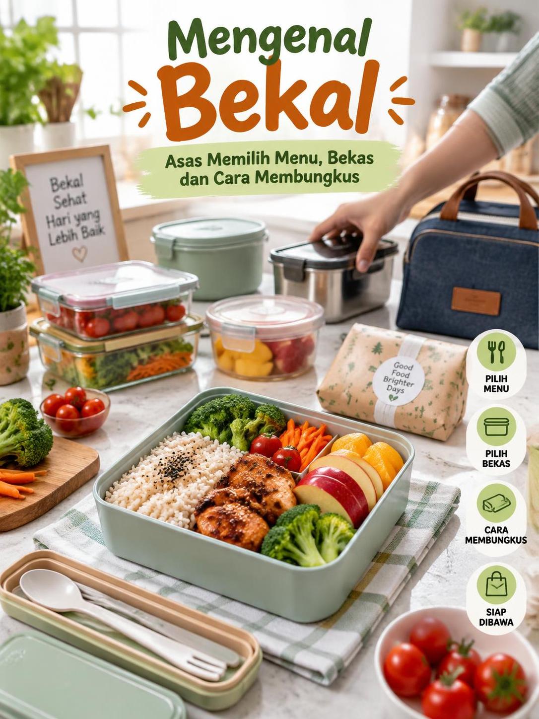 Mengenal Bekal: Asas Memilih Menu, Bekas dan Cara Membungkus