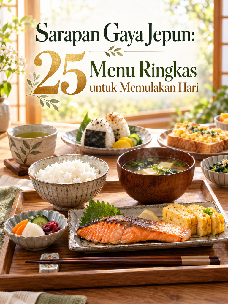 Sarapan Gaya Jepun: 25 Menu Ringkas untuk Memulakan Hari