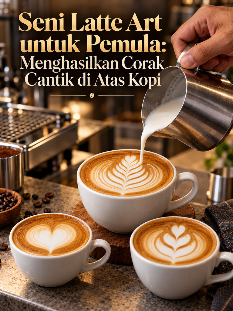 Seni Latte Art untuk Pemula: Menghasilkan Corak Cantik di Atas Kopi
