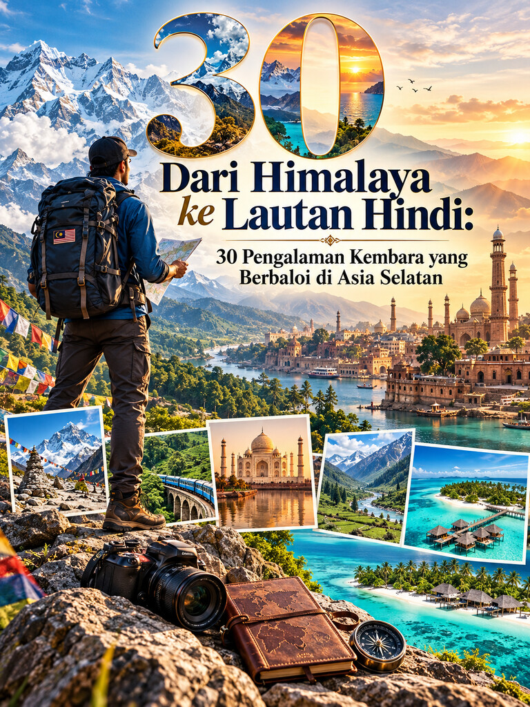 Dari Himalaya ke Lautan Hindi: 30 Pengalaman Kembara yang Berbaloi di Asia Selatan