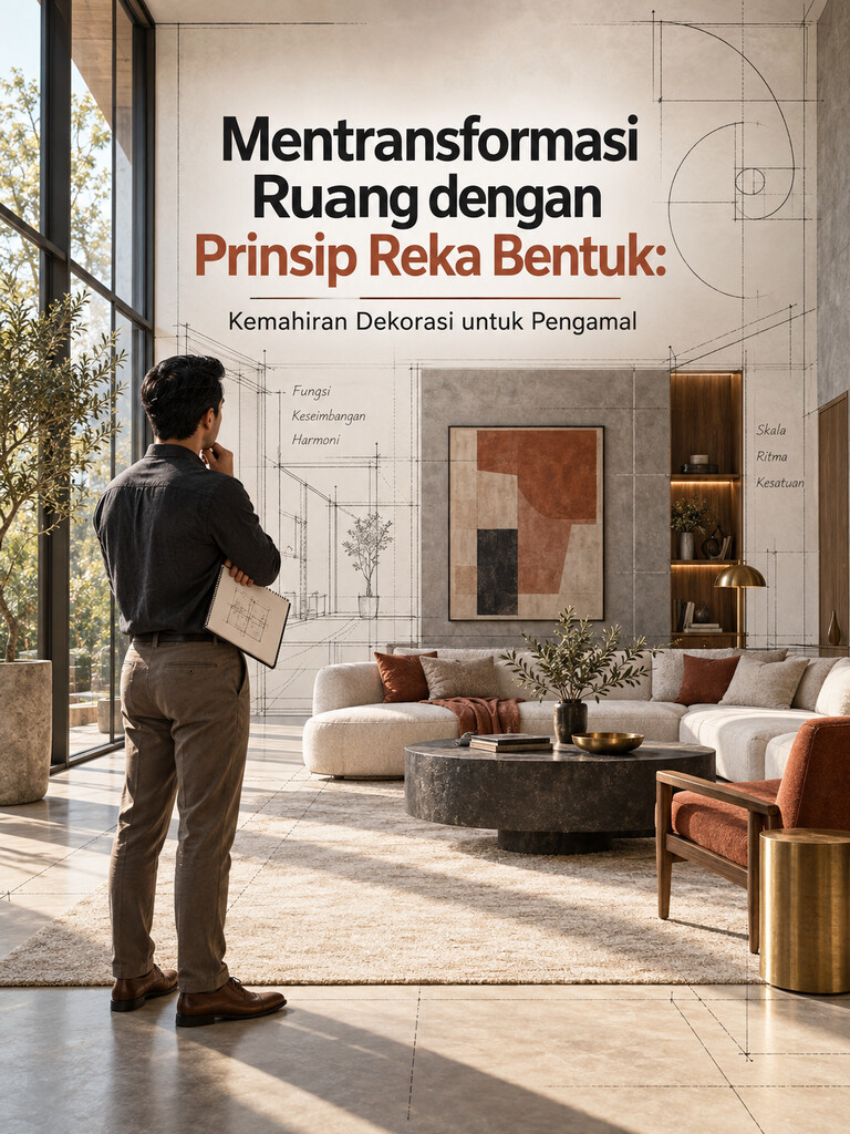 Mentransformasi Ruang dengan Prinsip Reka Bentuk: Kemahiran Dekorasi untuk Pengamal