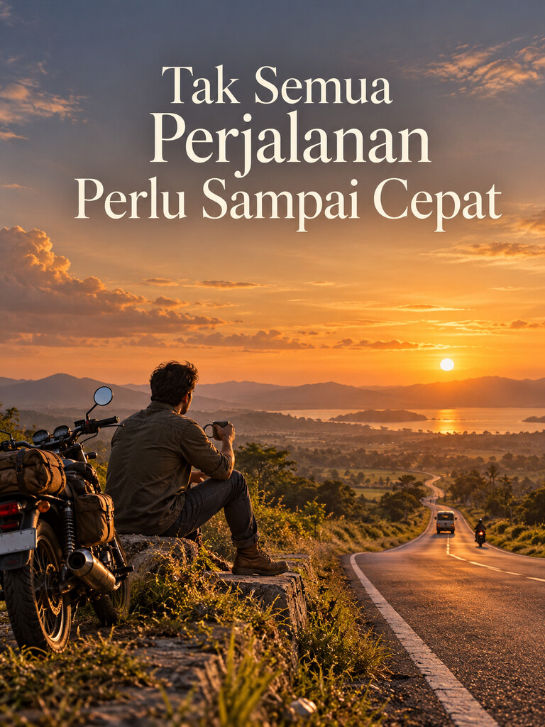 Tak Semua Perjalanan Perlu Sampai Cepat