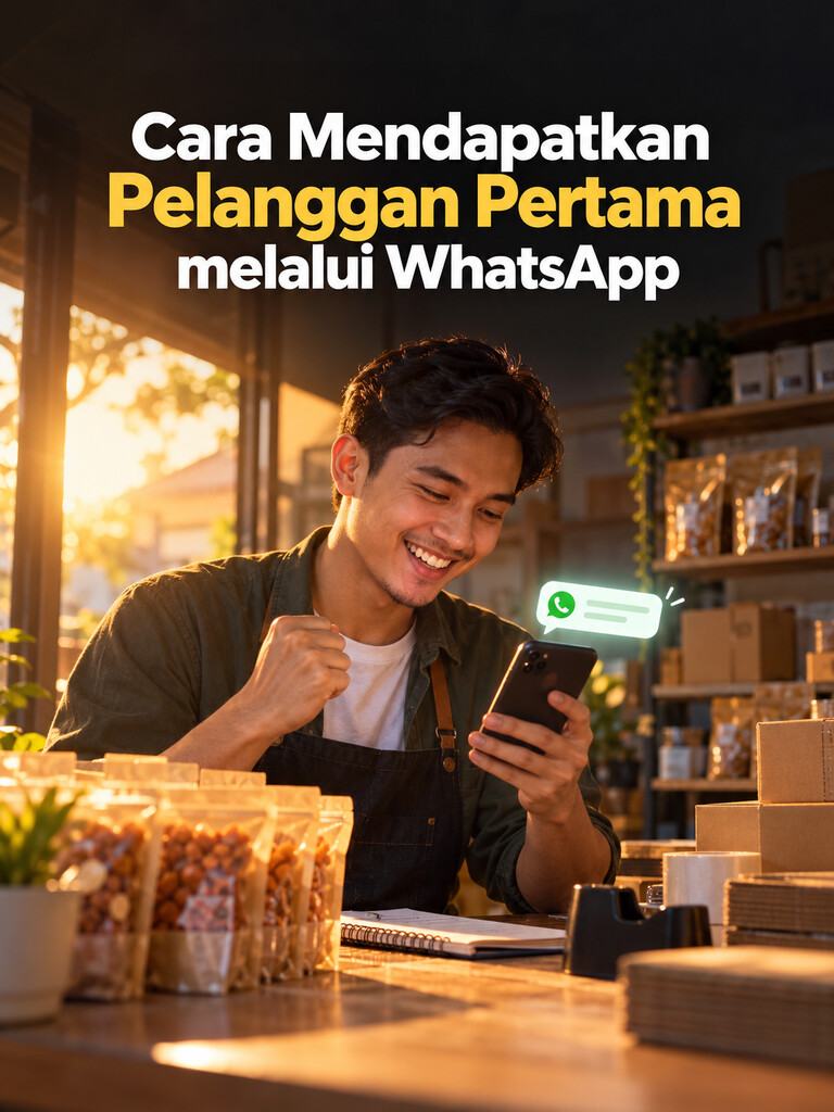 Cara Mendapatkan Pelanggan Pertama melalui WhatsApp