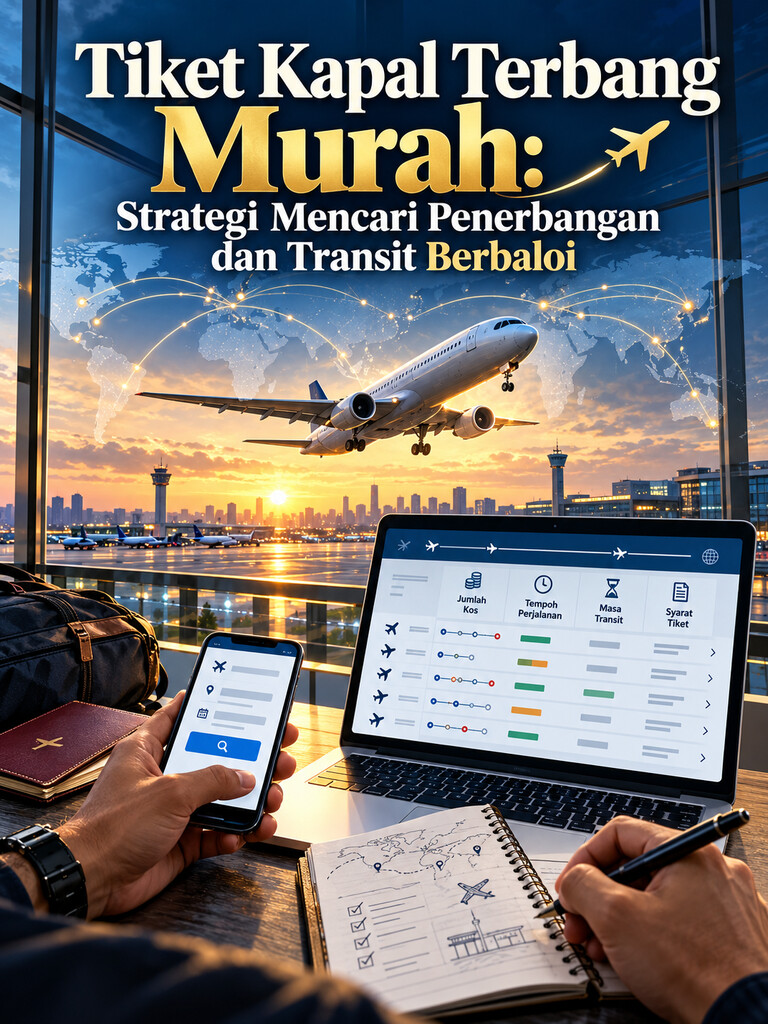 Tiket Kapal Terbang Murah: Strategi Mencari Penerbangan dan Transit Berbaloi