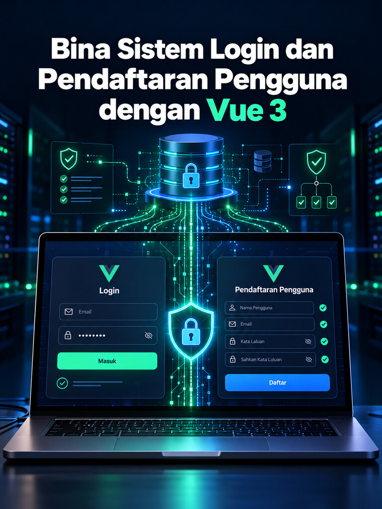 Bina Sistem Login dan Pendaftaran Pengguna dengan Vue 3