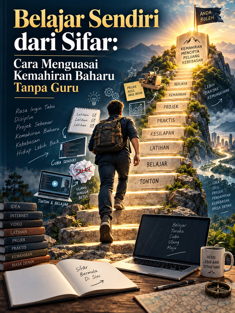 Belajar Sendiri dari Sifar: Cara Menguasai Kemahiran Baharu Tanpa Guru