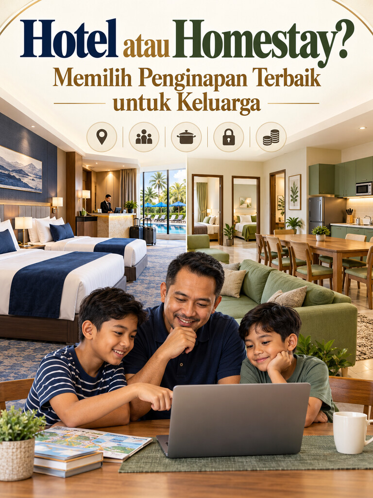 Hotel atau Homestay? Memilih Penginapan Terbaik untuk Keluarga