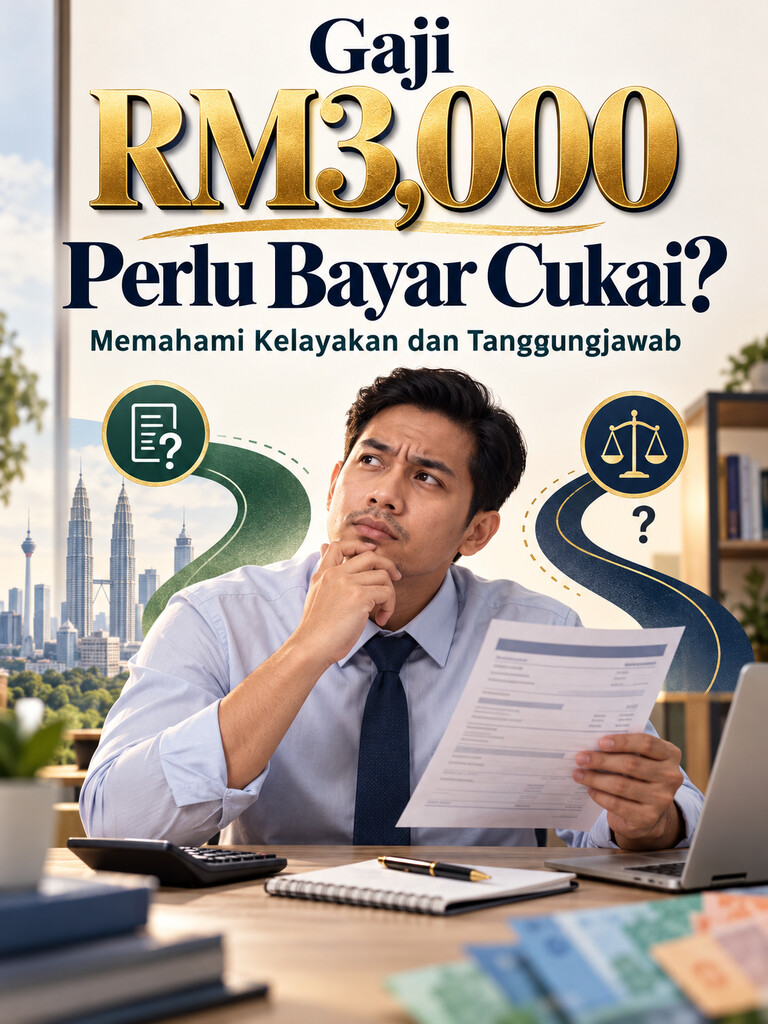 Gaji RM3,000 Perlu Bayar Cukai? Memahami Kelayakan dan Tanggungjawab