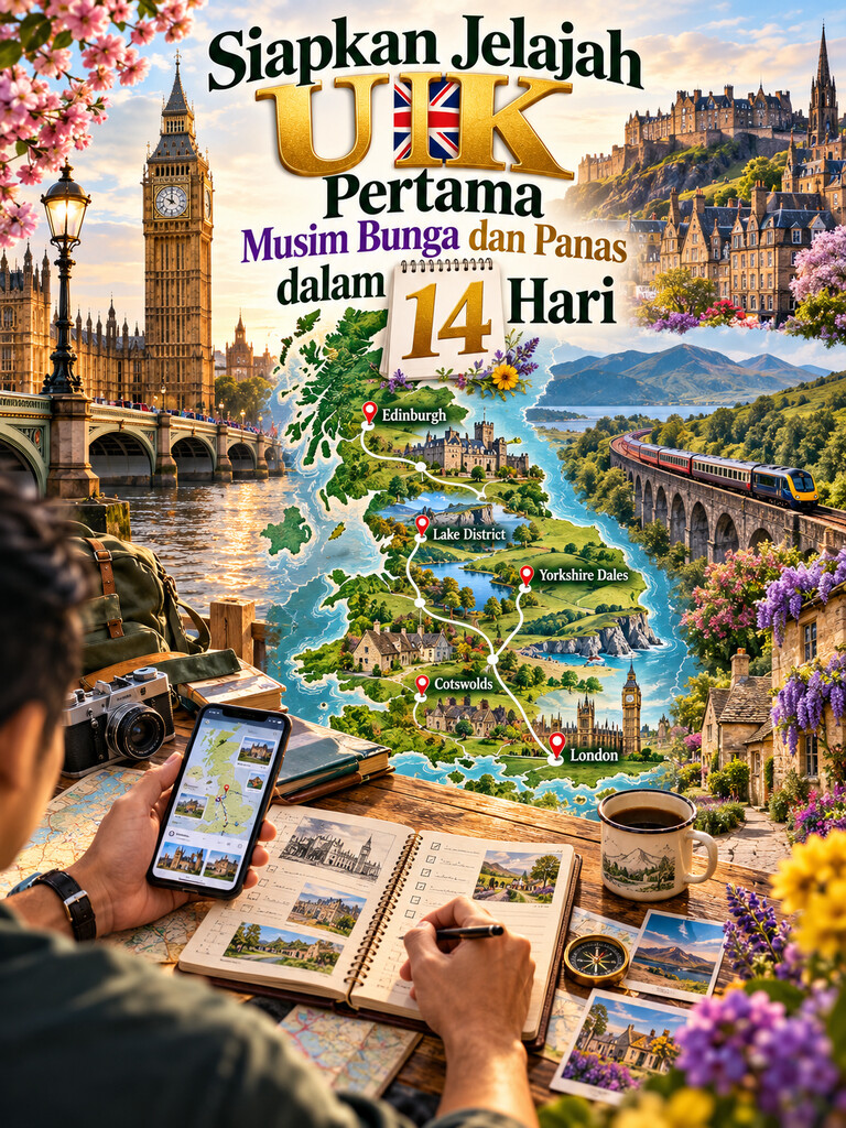 Siapkan Jelajah UK Pertama Musim Bunga dan Panas dalam 14 Hari