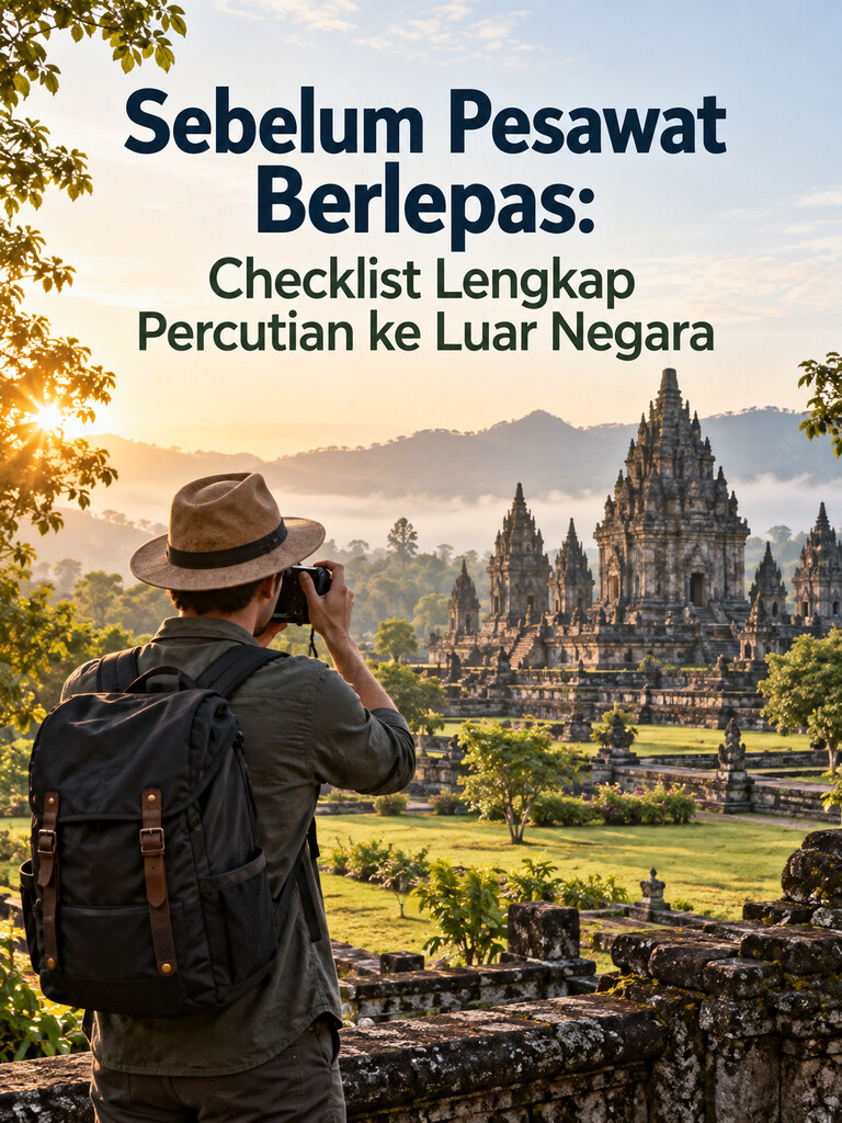 Sebelum Pesawat Berlepas: Checklist Lengkap Percutian ke Luar Negara