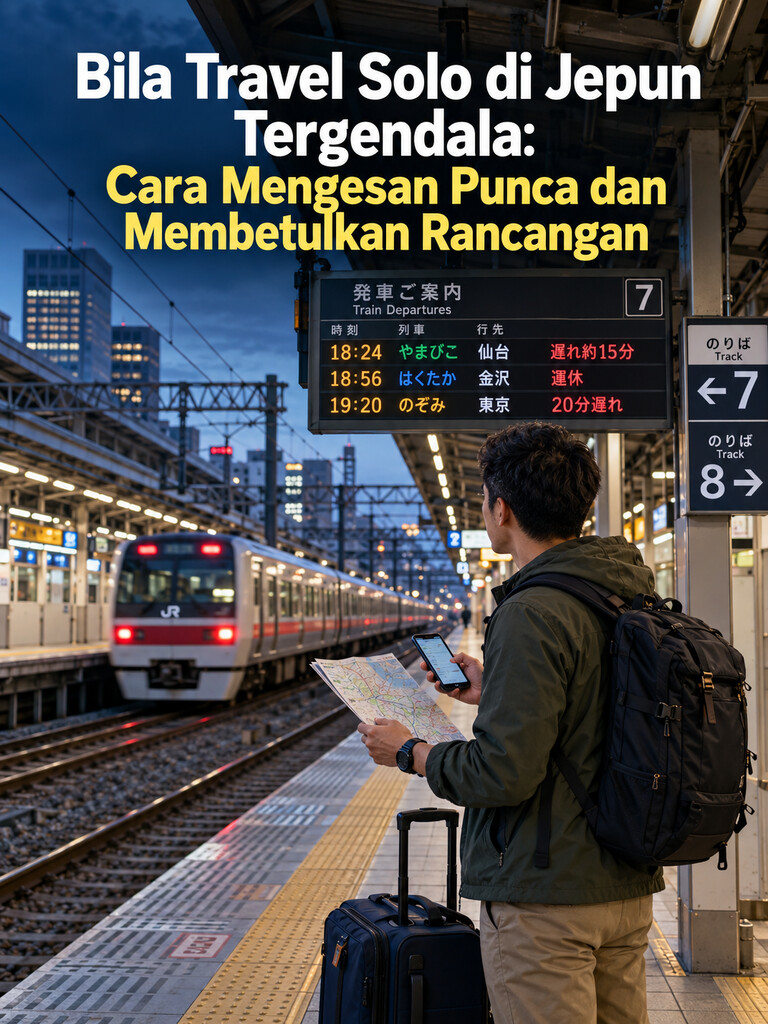 Bila Travel Solo di Jepun Tergendala: Cara Mengesan Punca dan Membetulkan Rancangan
