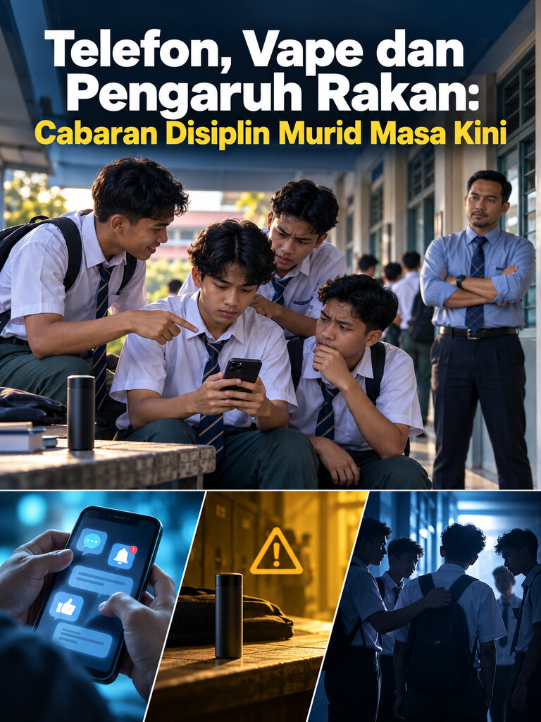 Telefon, Vape dan Pengaruh Rakan: Cabaran Disiplin Murid Masa Kini