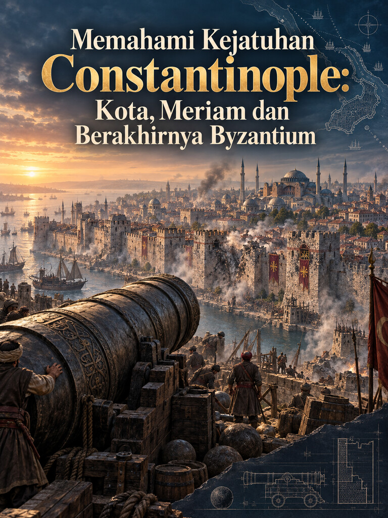 Memahami Kejatuhan Constantinople: Kota, Meriam dan Berakhirnya Byzantium