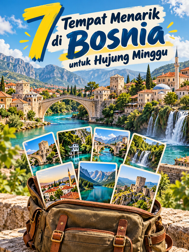7 Tempat Menarik di Bosnia untuk Hujung Minggu