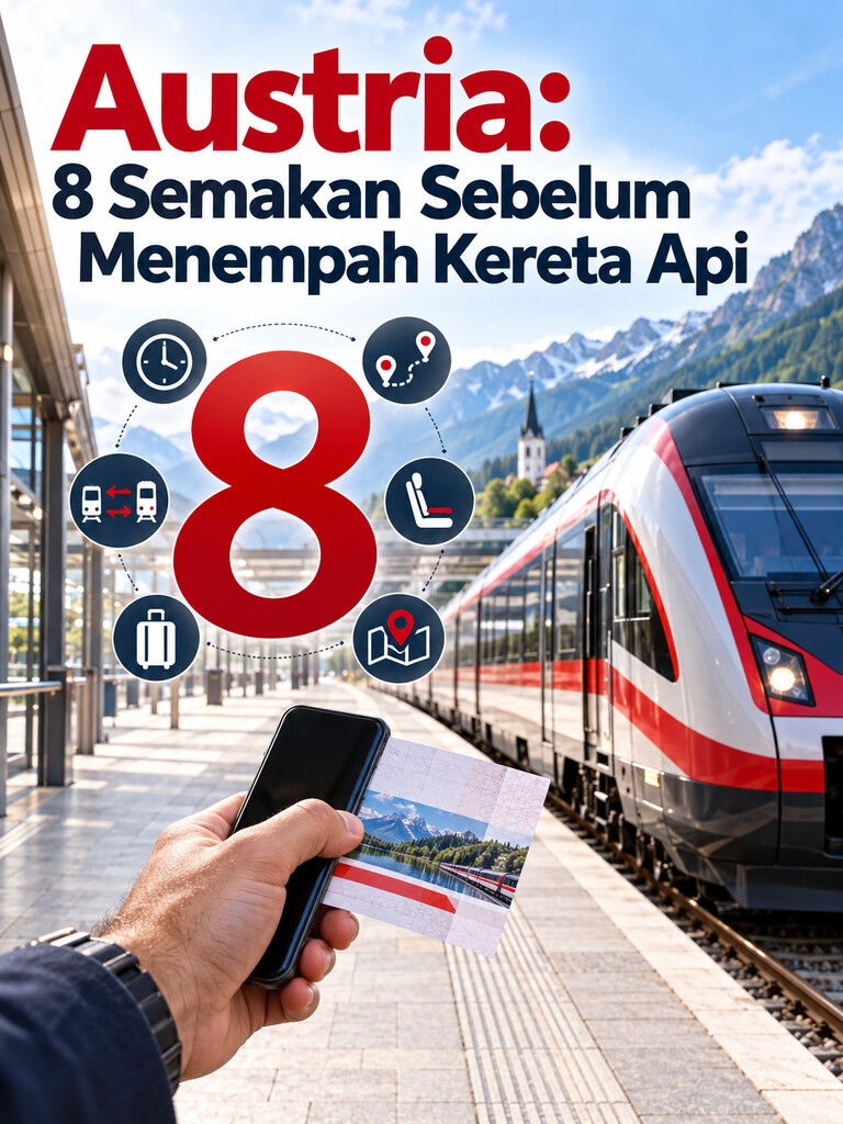 Austria: 8 Semakan Sebelum Menempah Kereta Api