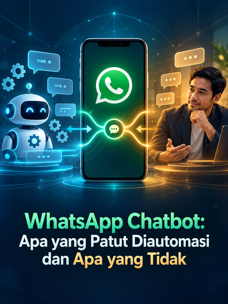 WhatsApp Chatbot: Apa yang Patut Diautomasi dan Apa yang Tidak