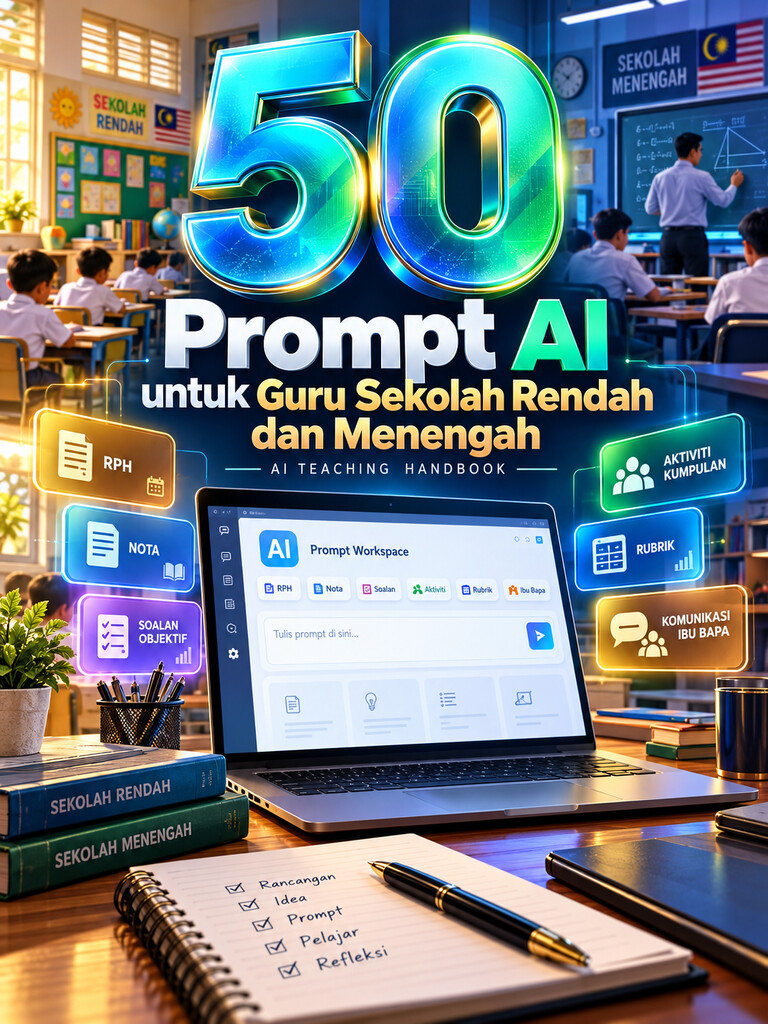 50 Prompt AI untuk Guru Sekolah Rendah dan Menengah