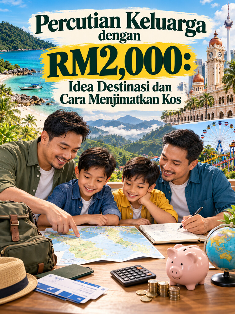 Percutian Keluarga dengan RM2,000: Idea Destinasi dan Cara Menjimatkan Kos