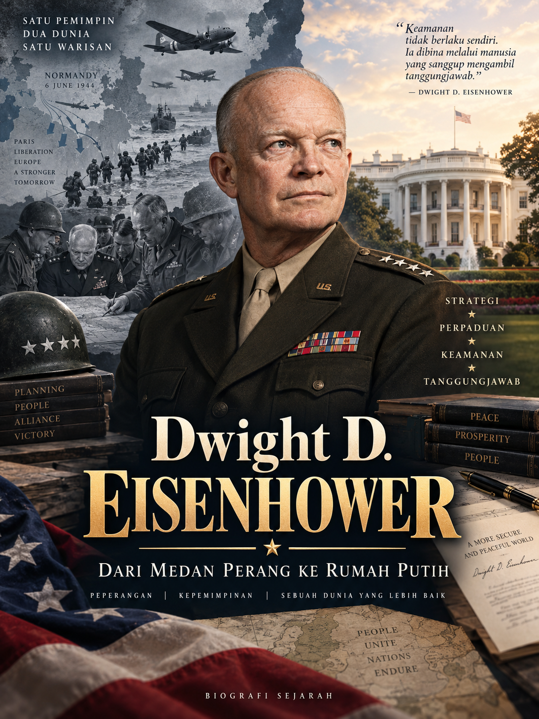 Dwight D. Eisenhower: Dari Medan Perang ke Rumah Putih