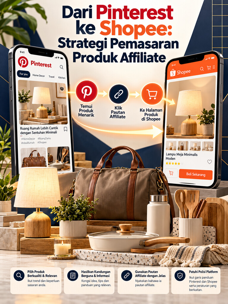 Dari Pinterest ke Shopee: Strategi Pemasaran Produk Affiliate