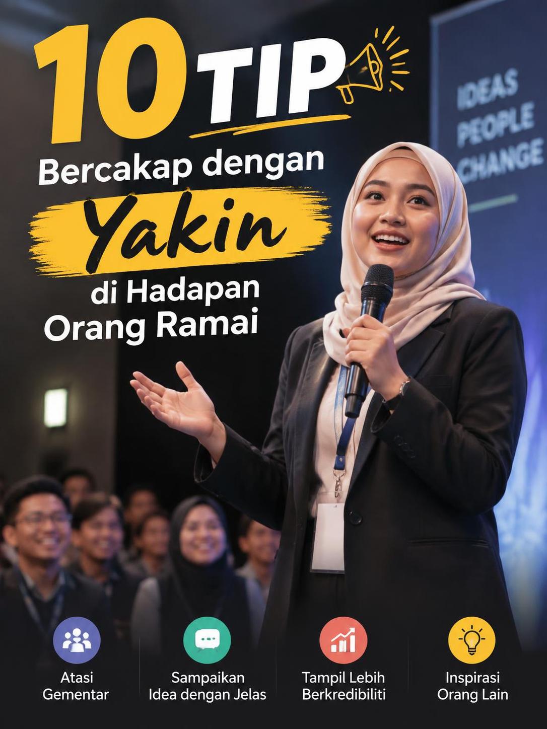 10 Tip Bercakap dengan Yakin di Hadapan Orang Ramai