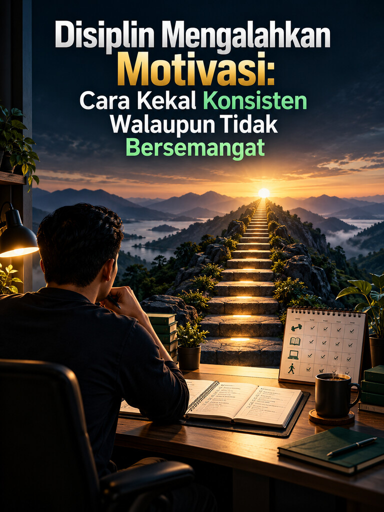 Disiplin Mengalahkan Motivasi: Cara Kekal Konsisten Walaupun Tidak Bersemangat