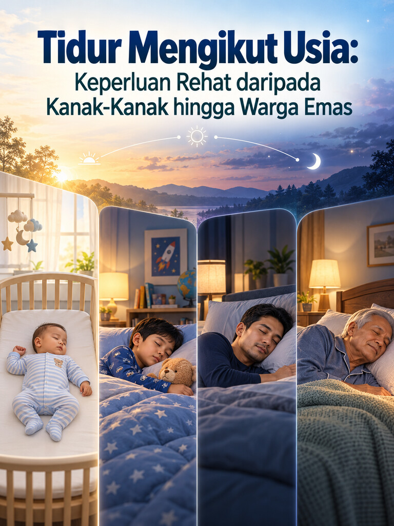 Tidur Mengikut Usia: Keperluan Rehat daripada Kanak-Kanak hingga Warga Emas