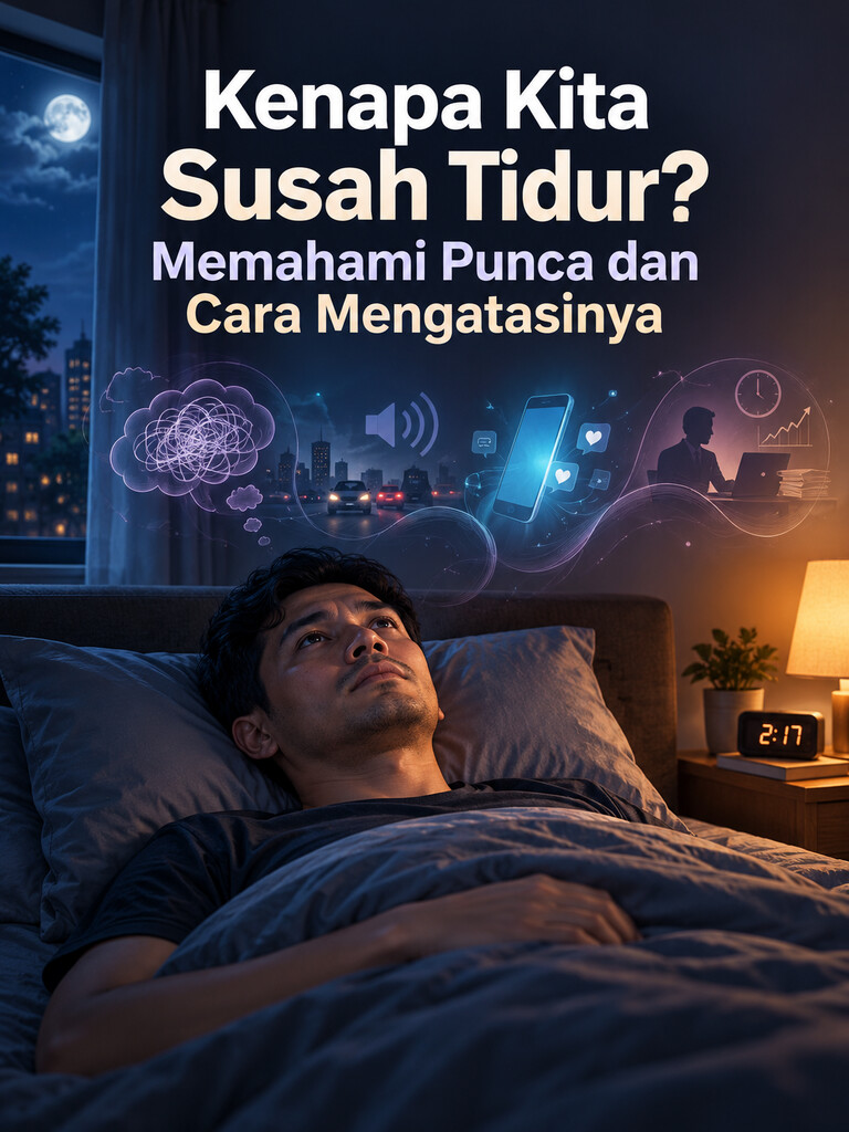 Kenapa Kita Susah Tidur? Memahami Punca dan Cara Mengatasinya