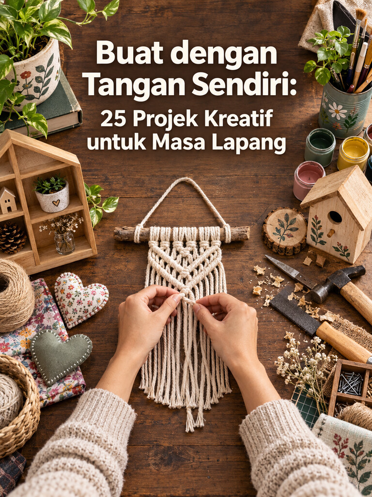 Buat dengan Tangan Sendiri: 25 Projek Kreatif untuk Masa Lapang