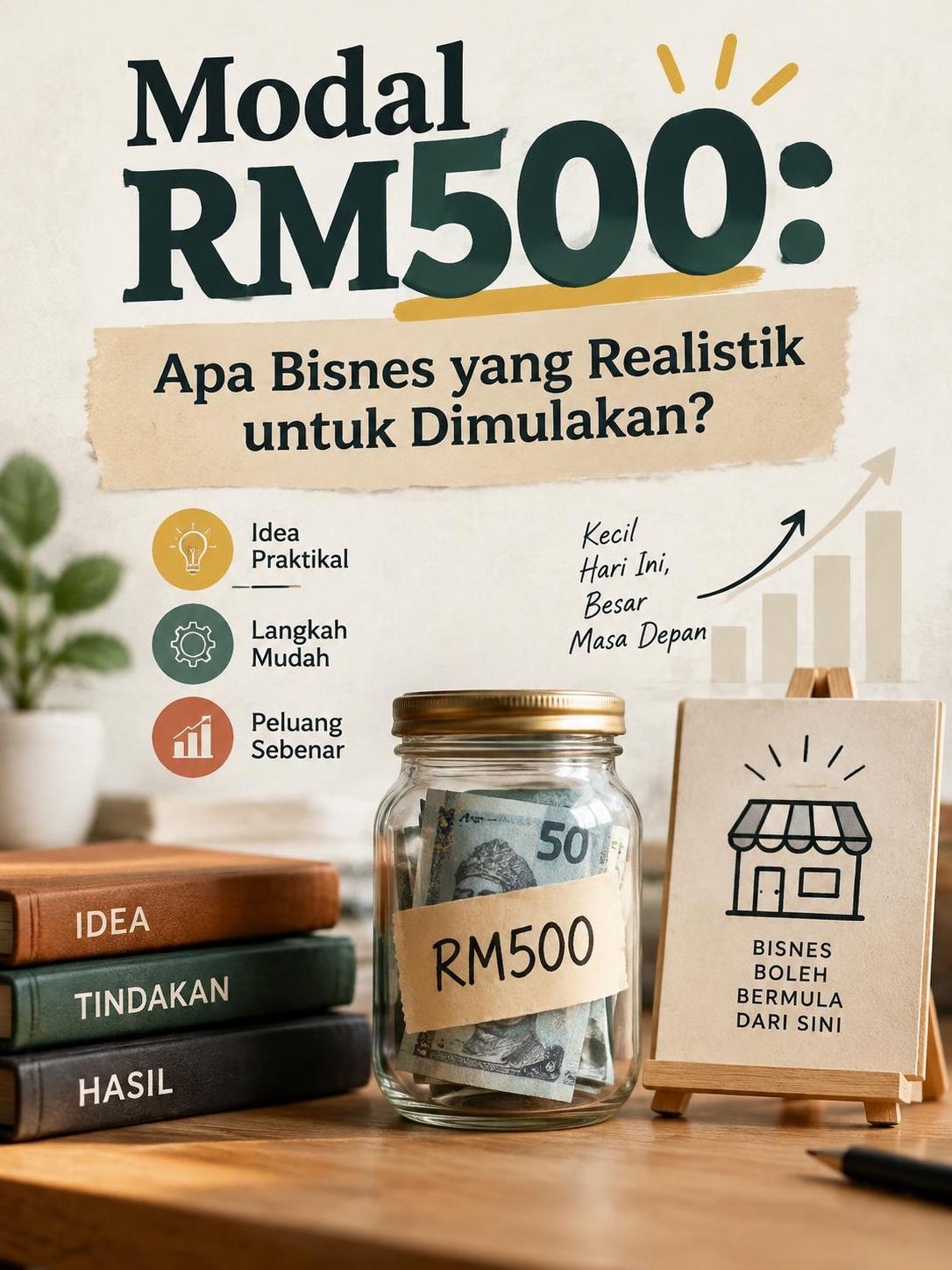 Modal RM500: Apa Bisnes yang Realistik untuk Dimulakan?